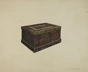 Ions Willoughby Prints: Sea Chest, U.S. Navy, 1935/1942. Creator: Willoughby Ions