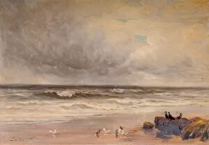 Burt Collection: Sea Coast, 1887. Creator: Charles Thomas Burt