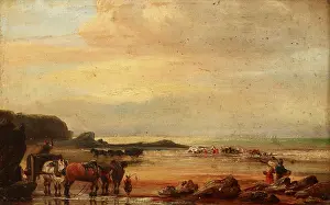 Hazy Prints: Sea Coast, 19th century. Creator: Unknown
