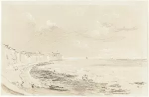 Seascape Gallery: Sea Coast Scene, 19th century. Creator: Unknown