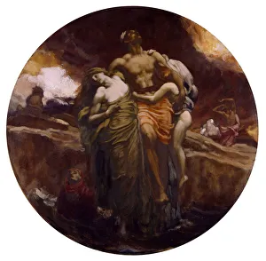 Pre Raphaelite Prints: And the Sea Gave Up the Dead Which Were In It, 1891-92. Creator: Frederic Leighton