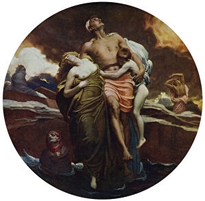 Baron Leighton Collection: And the Sea Gave Up the Dead Which Were in It, exhibited 1892, (1912).Artist: Frederic Leighton