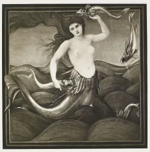 Jump Prints: A Sea Nymph, c1881, (1900). Creator: Unknown