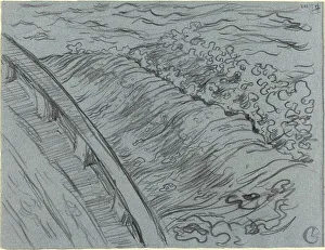 The Sea Off the Edge of a Boat, Brittany, 1894. Creator: Georges Lacombe