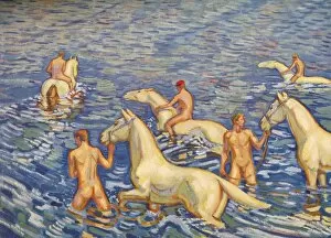Die Meister Collection: The Sea Rider, c1915. Artist: Ludwig von Hofmann