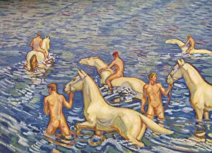 Water Surface Prints: The Sea Rider, c1915. Artist: Ludwig von Hofmann