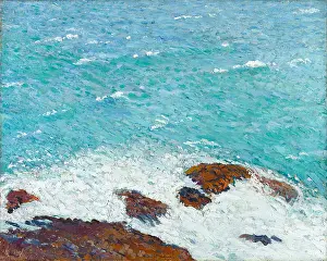 Surf Prints: Sea and rocks. Creator: Martin, Henri (1860-1943)