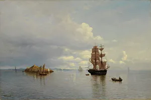 Kleineh Oskar Conrad Prints: The sea and sailing ships, 1870-1919. Creator: Oscar Kleineh