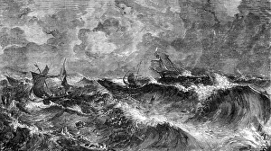 H Orrin Smith Co Prints: The Sea-Scape - painted by A. Clint - from the Exhibition of the National Institution