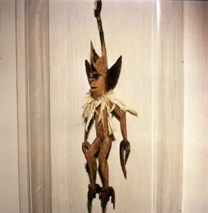 Solomon Islands Prints: Sea spirit with head in form of Shark, San Cristobel, Solomon Islands