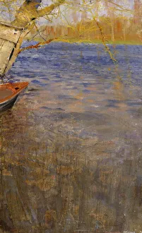 Portion Prints: By the Sea. A Spring Day, c1900s. Creator: Bruno Liljefors