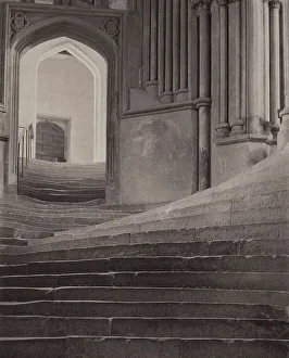 Evans Frederick Henry Hon Frps Prints: A Sea Of Steps -- Wells Cathedral (image 1 of 3), 1903. Creator: Frederick Henry Evans