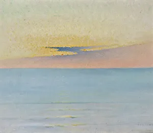1921 Prints: Sea in Sunset. Creator: August Hagborg
