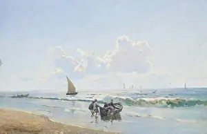 Shore Prints: Sea Tide, 1898. Creator: Serhii Vasylkivsky