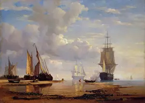 Seascape Prints: Sea View, 1837. Creator: Adolph Friedrich Vollmer