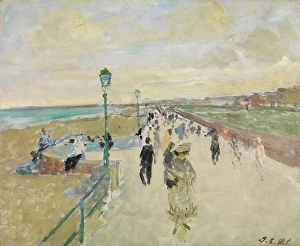 Sea Wall Prints: Sea Wall, c1880-1940. Creator: Jacques Emile Blanche