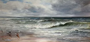 Burt Collection: Sea Waves, 1880. Creator: Charles Thomas Burt