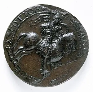 Seal of Alexander I of Scotland, c1112. Creator: Unknown
