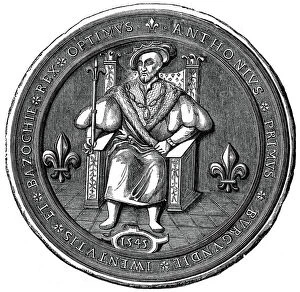 Images Dated 15th August 2006: Seal of the King of the Basoche, 16th century (1870)