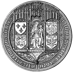 Seal of the Four Nations or the Facutly of Arts, 16th century (1849)
