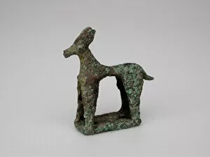 8th Century Bc Gallery: Seal with Quadruped, Geometric Period (800-600 BCE). Creator: Unknown
