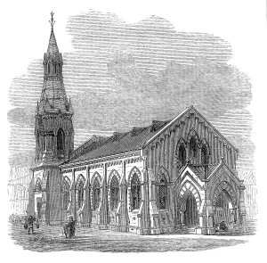 Hong Kong China Prints: The Seamen's Church, Hong-Kong, 1872. Creator: Unknown
