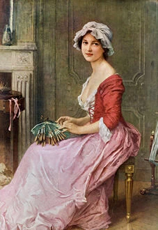 Images Dated 2nd August 2010: The Seamstress, late 19th or early 20th century.Artist: Charles Amable Lenoir