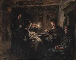 The Seamstresses, 1885-1887. Creator: Lhermitte, Leon (1844-1925)
