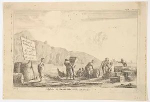 Nooms Prints: Seaport Scene, 17th century. Creator: Reinier Zeeman