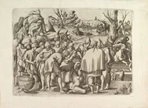 Francesco Primaticcio Collection: Search through the Luggage of Josephs Brother, ca. 1545. Creator: Unknown