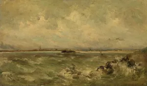 Seascape, 1878. Creator: Louis Artan