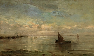 Seascape, c1860-1890. Creator: Louis Artan