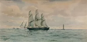 Albert Ernest Markes Gallery: Seascape, c1895. Artist: Albert Ernest Markes