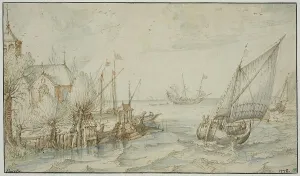 Seascape. Creator: Cornelis Claesz van Wieringen