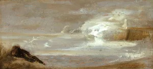 Seascape, mid 19th century. Creator: Jean-Baptiste Carpeaux