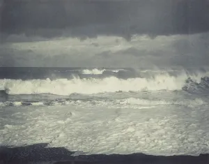 Photograph Album Prints: Seascape, Napier. From the album: Camera Pictures of New Zealand