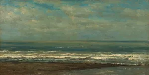 Surf Prints: Seascape near Heijst, c.1868. Creator: Willem Roelofs