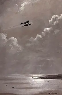Atmosphere Prints: Seascape [Schneider Trophy aircraft]