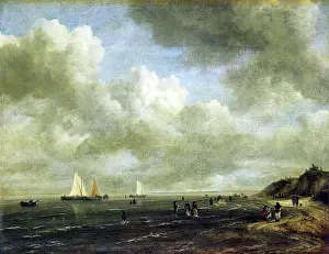 Shore Prints: Seashore, 1676. Creator: Jacob van Ruisdael