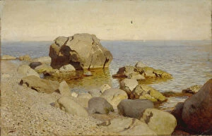 Isaak Ilyich 1860 1900 Gallery: Seashore. The Crimea, 1886. Artist: Levitan, Isaak Ilyich (1860-1900)
