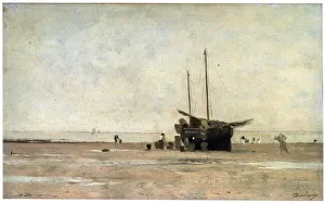 The Seashore, end of the 1860s early 1870s. Artist: Charles Francois Daubigny
