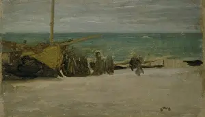 Shore Prints: Seashore: Grey and Black, 1900. Creator: James Abbott McNeill Whistler