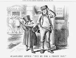 Seasonable Advice - Put by for a Frosty Day, 1861