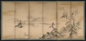 Ink And Slight Colour On Paper Prints: The Four Seasons, 1668. Creator: Kano Tan?y? (Japanese, 1602-1674)
