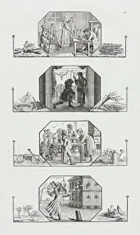 Four Seasons Prints: Four Seasons, 19th century. Creator: Unknown