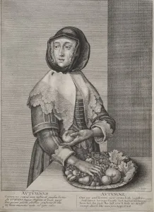 The Four Seasons: Autumn, 1641. Creator: Wenceslaus Hollar (Bohemian, 1607-1677)