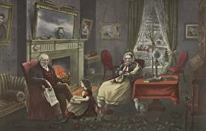 The Four Seasons of Life - Old Age, The Season of Rest, pub. 1868, Currier & Ives