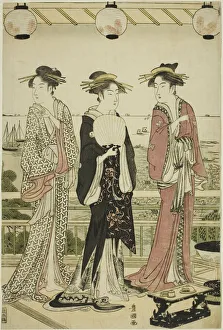 Four Seasons in the South - Summer View (Minami shiki natsu no kei), c. 1789 / 93