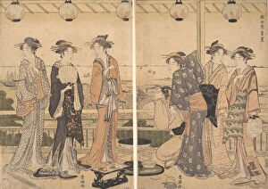 Utagawa Gallery: The Four Seasons in Southern Edo: A Summer Scene (Minami shiki; Natsu [no] kei)