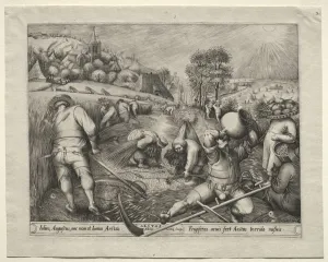 Pieter Bruegel Flemish Prints: The Four Seasons: Summer, 1570. Creator: Pieter van der Heyden (Netherlandish, c. 1530-c